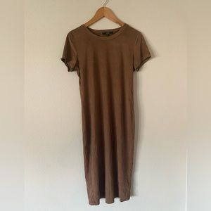 Suede BodyCon dress